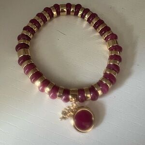 Fuchsia Beaded Bracelet Chico’s